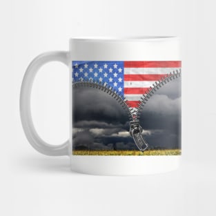 Symbolic of Patriotism Emerging Mug